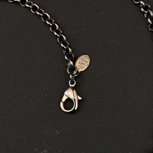 RARE Kirk’s Folly Sea View Faces Aurora Borealis Rhodium Necklace - Picture 6 of 9